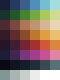 The pallete used for Running Wolf, Apollo